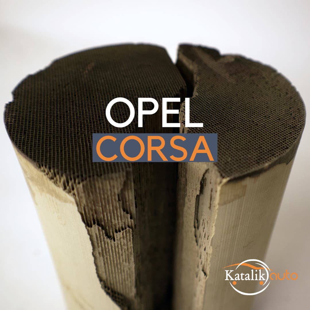 Фото катализатора с Opel Corsa