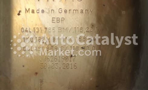Катализатор от Audi, Skoda, Volkswagen 04L131765BM / 1K0181HB / 5N0166BA / 04L131669C (METAL) №8