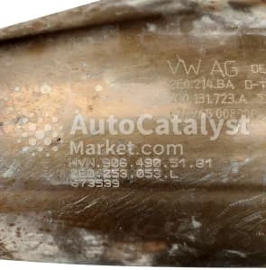 Катализатор от Audi, Volkswagen 2E0214BA / 2E0131723A / 2E0253053L (CERAMIC + DPF) №2