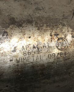 Катализатор от Peugeot, Fiat, Citroën 8659 WIMETAL №9