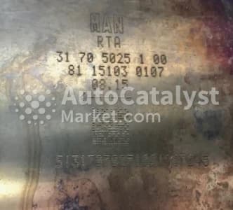 Катализатор от MAN 31705025100 №3