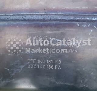 Катализатор от Audi, Volkswagen 1K0131723AN / 1K0181FB / 1K0166FA (DPF+METAL)