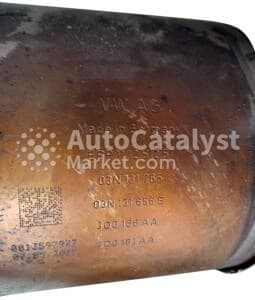 Катализатор от Audi, Volkswagen 03N131765 / 03N131656E / 3Q0166AA / 3Q0181AA (DPF+METAL)