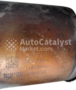 Катализатор от Audi, Volkswagen 03N131765 / 03N131656E / 3Q0166AA / 3Q0181AA (DPF+METAL)