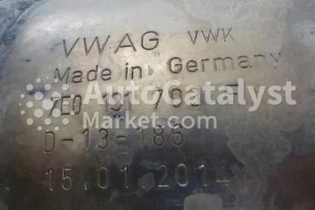 Катализатор от Audi, Volkswagen 7E0131703F + 7E0214AA / 7E0254700H / 7E0131709H (CERAMIC) №4
