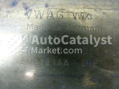 Катализатор от Audi, Volkswagen 5N0131723E / 5N0181AA / 5N0166BA (DPF+METAL)