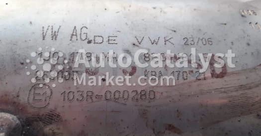 Катализатор от Audi, Volkswagen 1J0178MA / 1E0181EA (CERAMIC)