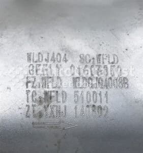 Катализатор от Geely WLDJ 404 SG WELD (Type 2) №8