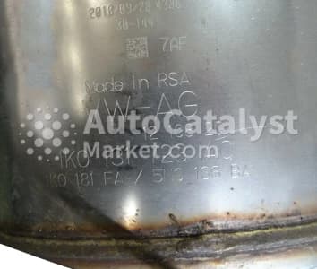 Катализатор от Audi, Volkswagen 1K0131723AC / 1K0181FA / 5N0166BA / 1K0131902BJ (METAL+DPF)