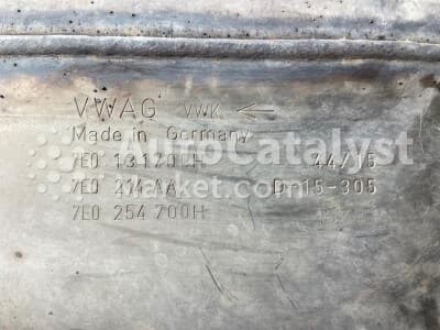 Катализатор от Audi, Volkswagen 7E0131703F + 7E0214AA / 7E0254700H / 7E0131709H (CERAMIC) №8