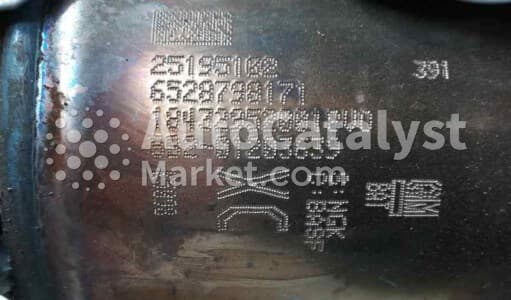Катализатор от Opel, Vauxhall 25195102