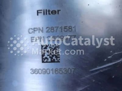 Катализатор от Volvo, Kenworth, Peterbilt EPN Q629477 / CPN 2871581 №1