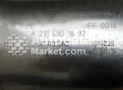 Катализатор от Mercedes-Benz PF 0018 (DPF) (TYPE 1-2) №4