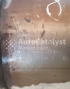 Катализатор от Audi, Volkswagen 04L131723DA / 5Q0166AB / 5Q0181BD / 04L131669J + 5Q0131705M (DPF+METAL) №8
