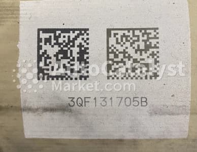 Катализатор от Volkswagen 3QF131705B (MONOLITH) №1
