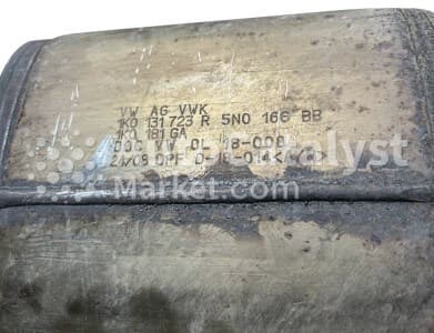 Катализатор от Audi, Volkswagen 1K0131723R / 1K0181GA / 5N0166BB (DPF) №4