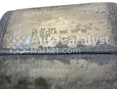 Катализатор от Audi, Volkswagen 1K0131723R / 1K0181GA / 5N0166BB (DPF) №2