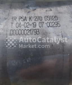 Катализатор от Peugeot, Citroën TR PSA K270