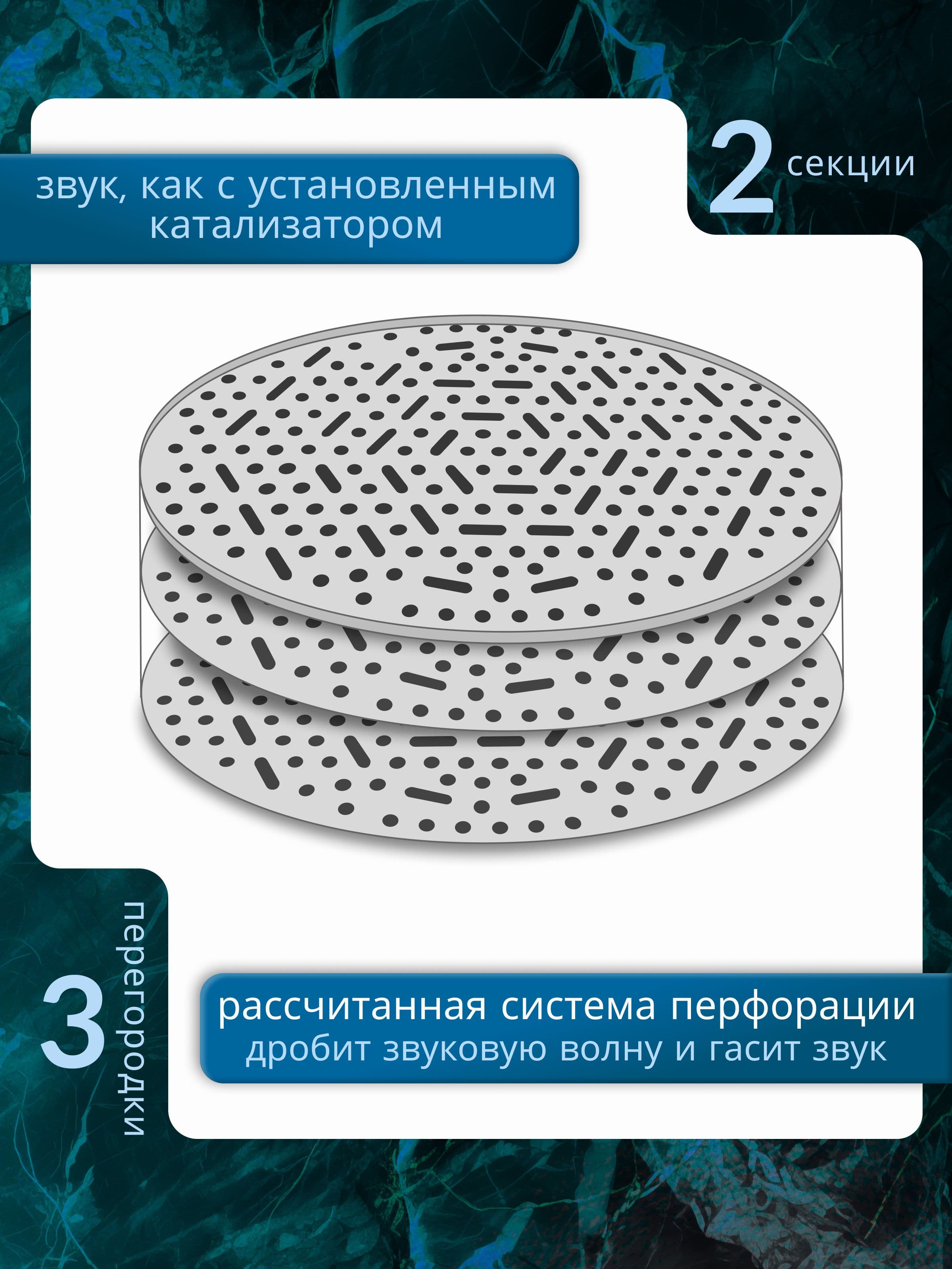 Пламегаситель 110*80 Секционный
