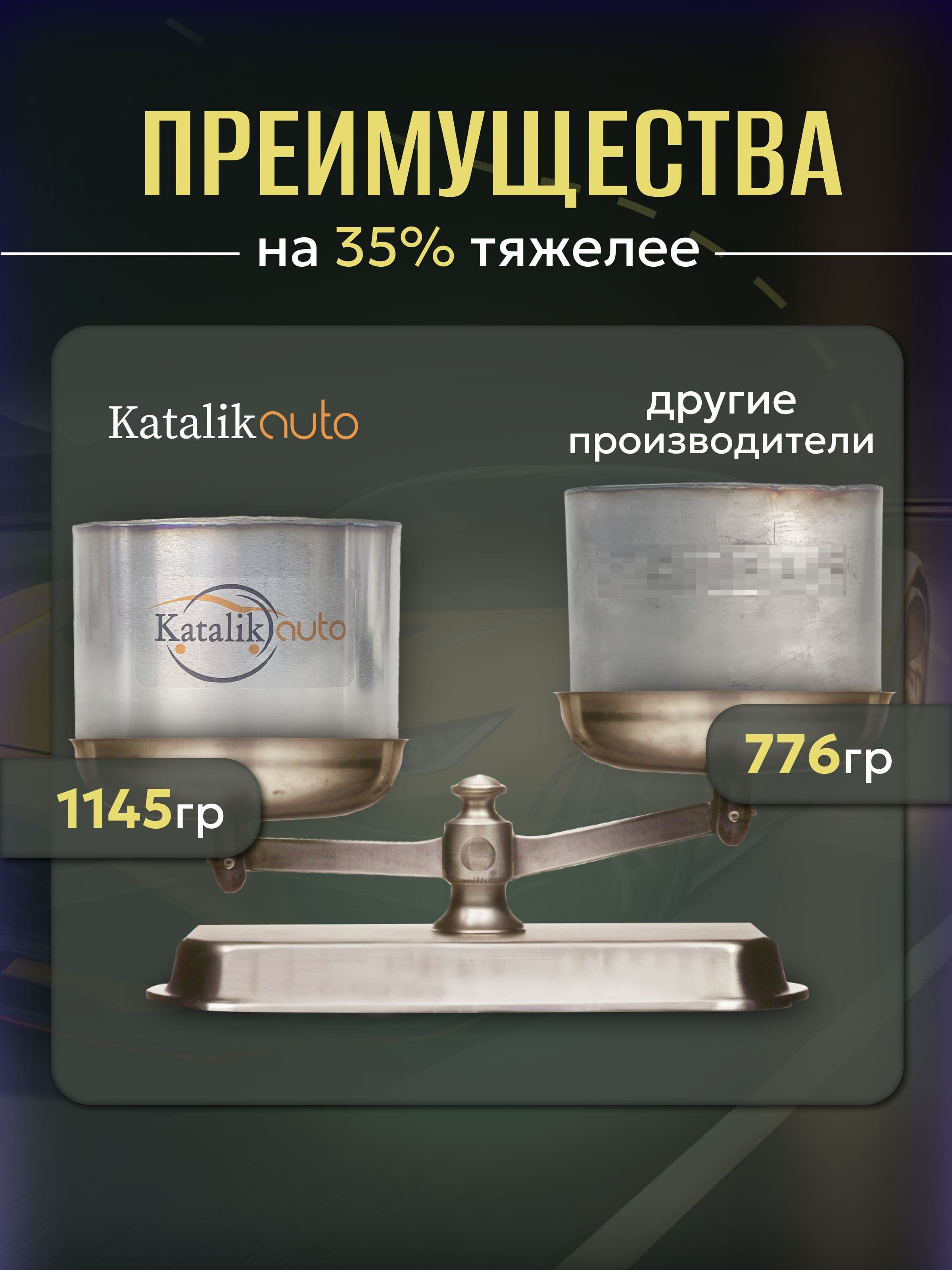 Пламегаситель Lada Vesta 1,6л/1,8л овальный / Резонатор