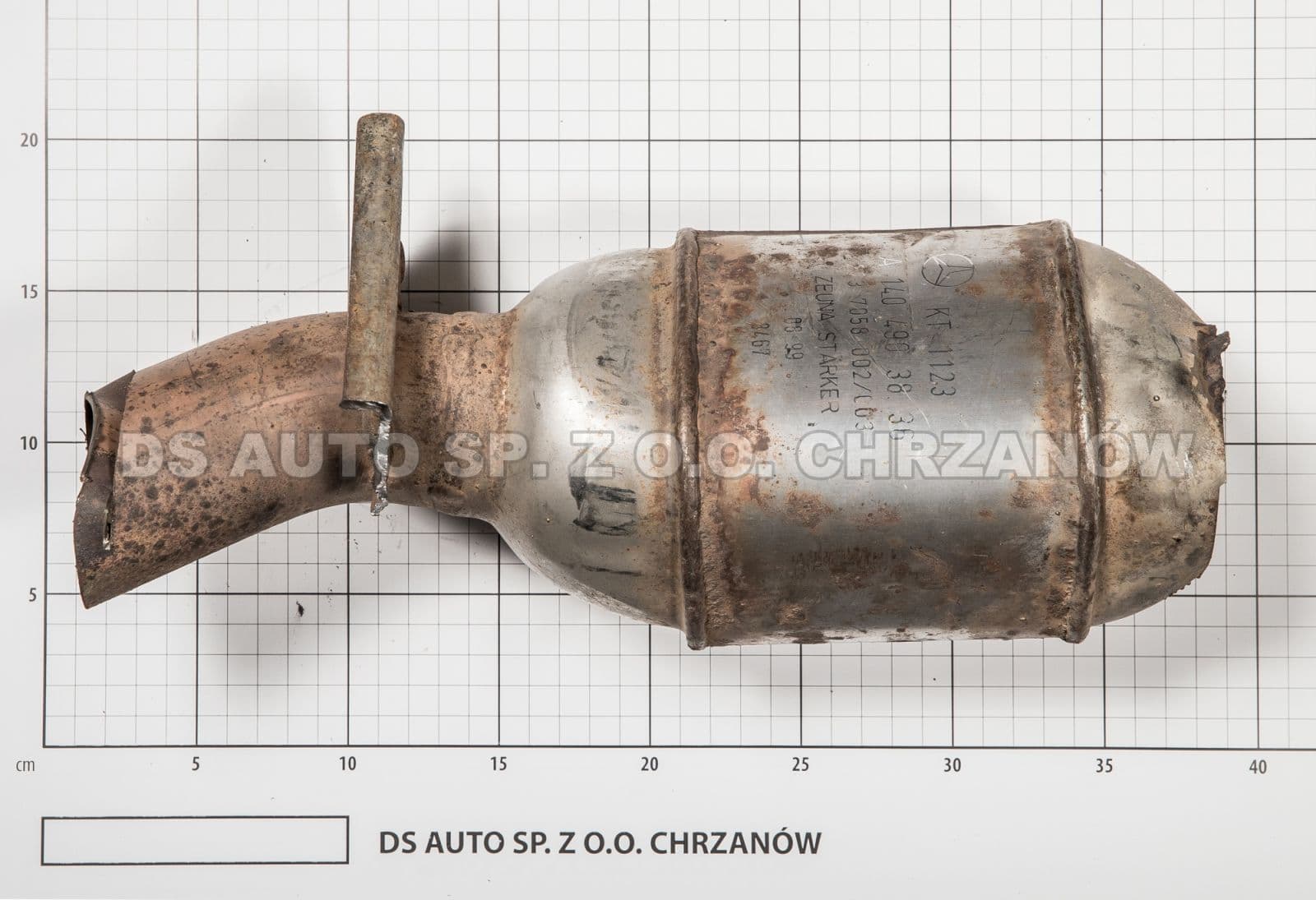 Катализатор от MERCEDES KT1123/A1404903836/2237058002/003