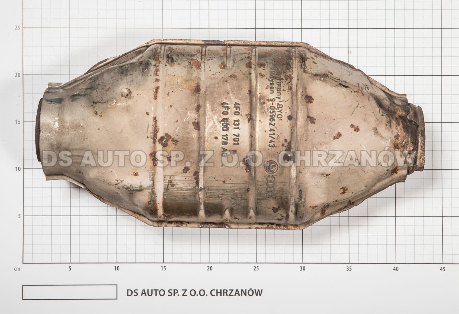 Катализатор от SKODA 4F0131701/4F0000178AG/METAL
