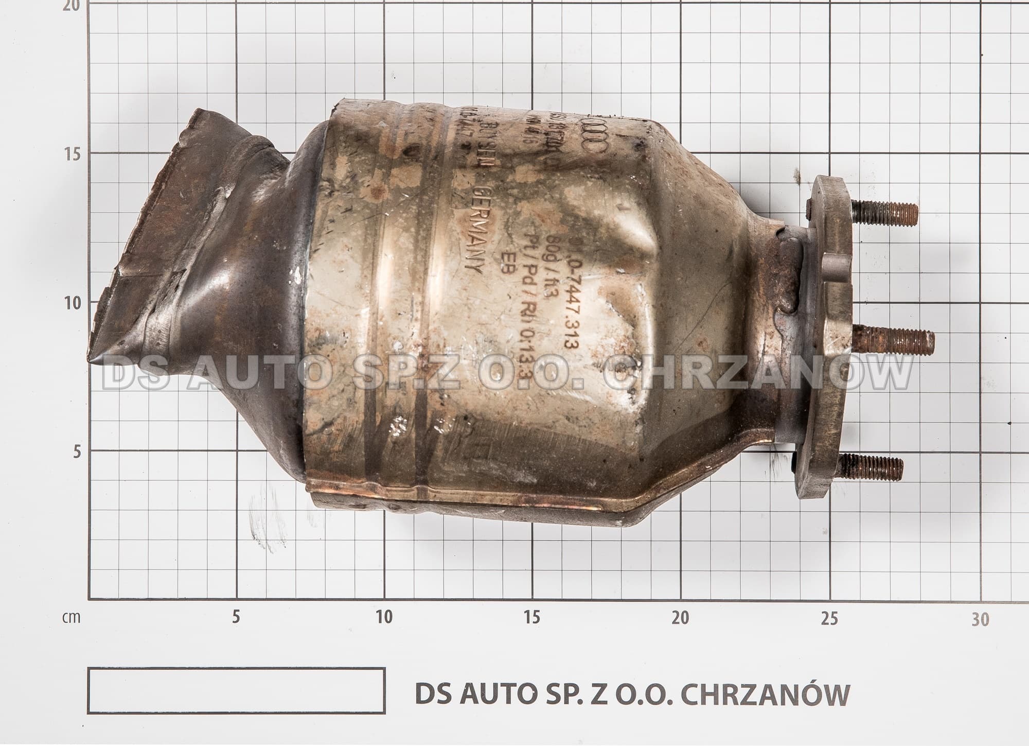 Катализатор VOLKSWAGEN/AUDI/SKODA/SEAT 8J0131701B/8J0178AA/METAL/ICP