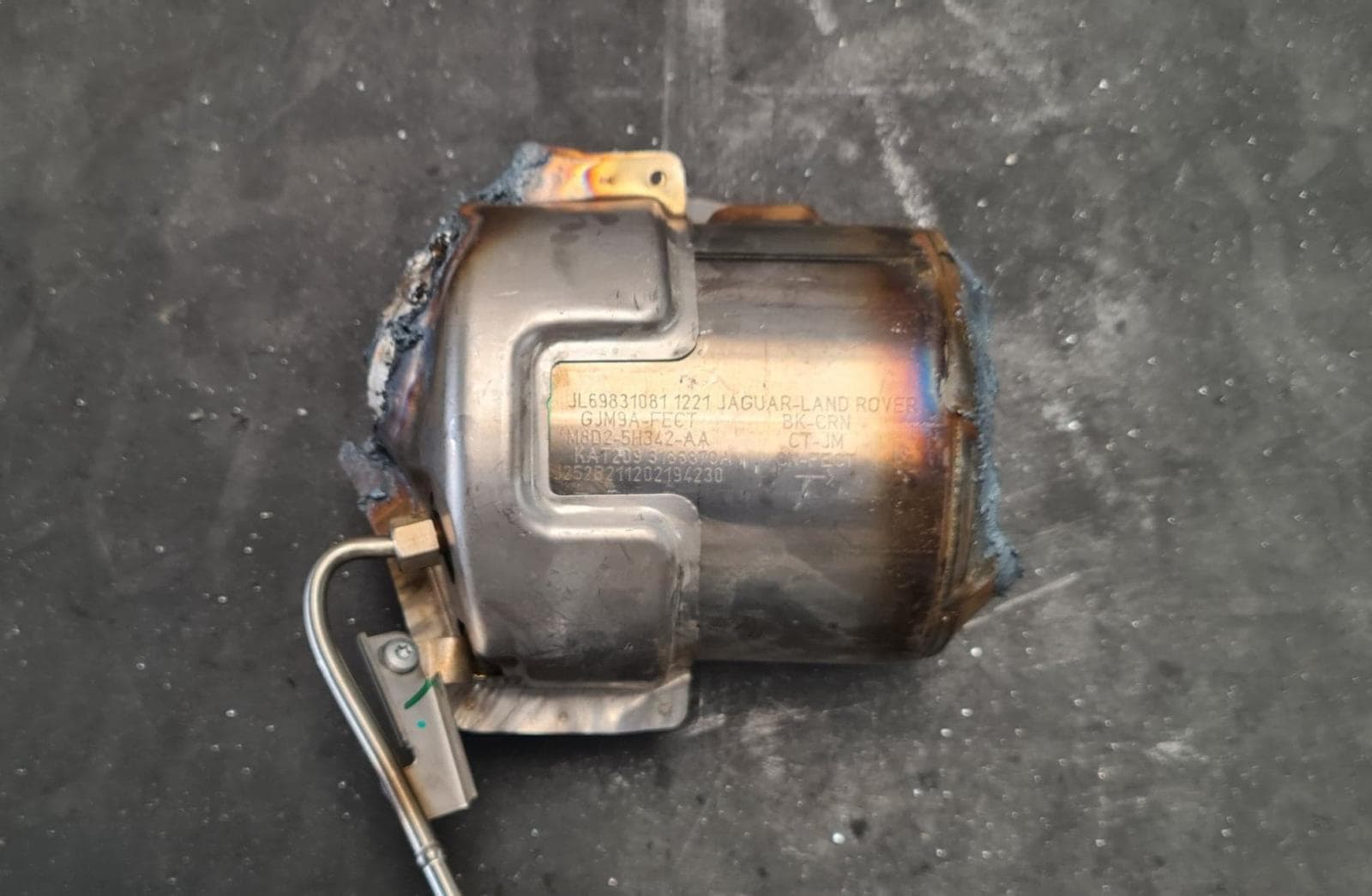 Катализатор от JAGUAR KAT209/3186870A/M8DA-5H342-AA/DPF/ICP