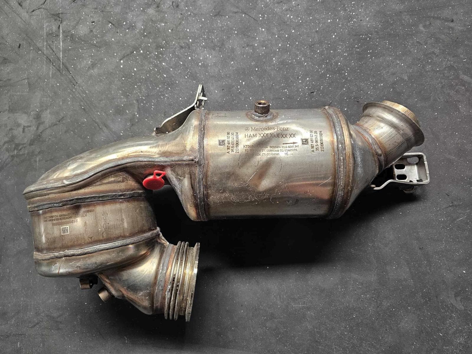 Катализатор от MERCEDES KT0461/KT0462/A1674916700/35.5-08341.24/A1674916800/35.5-08341.25/CERAMIKA/XRF
