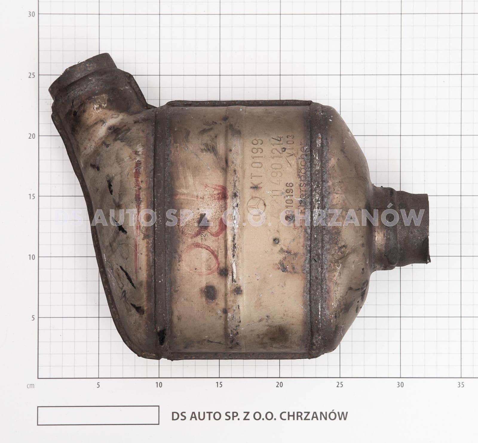 Катализатор от MERCEDES KT0199/A2114901214