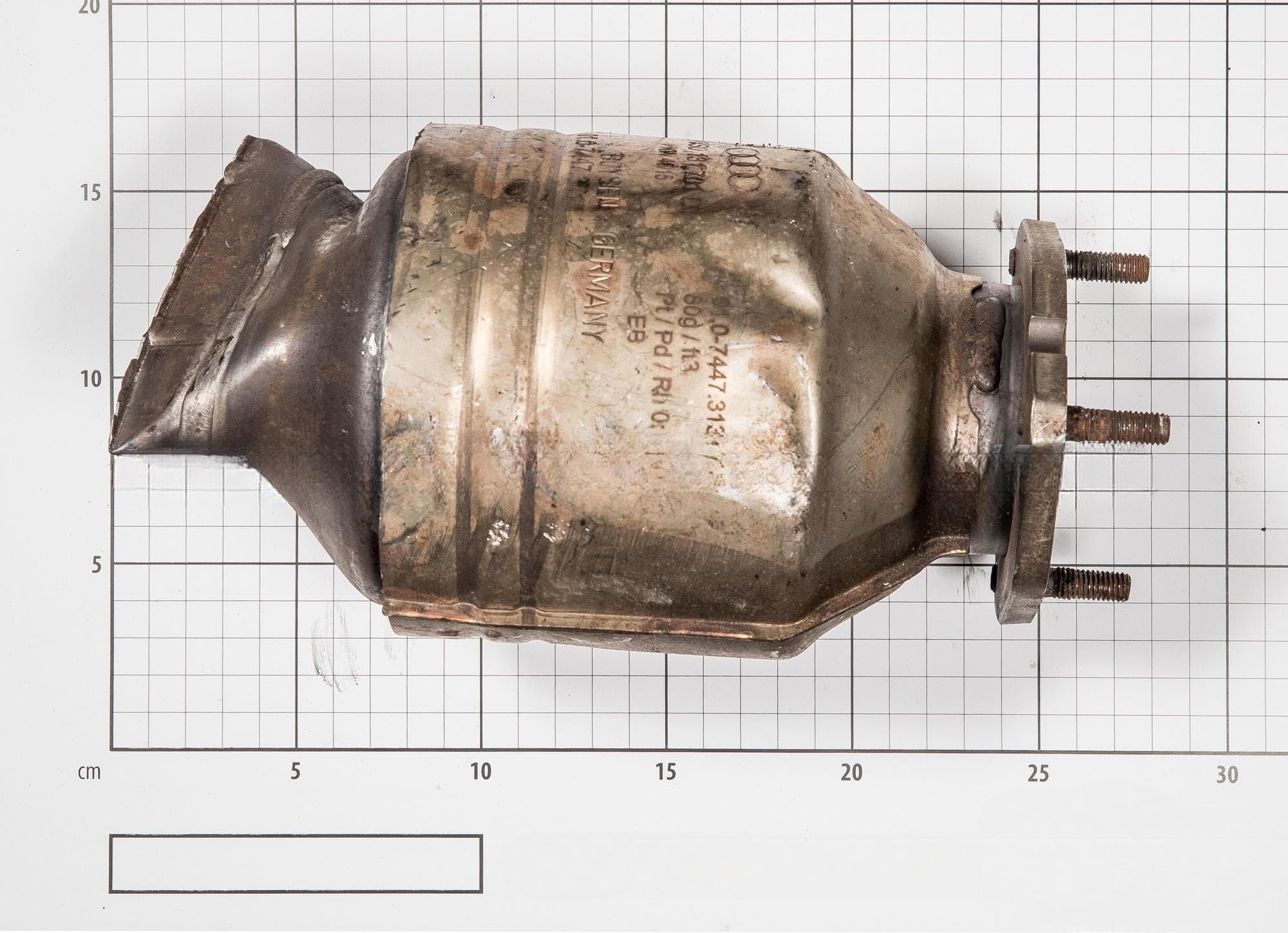 Катализатор VOLKSWAGEN/AUDI/SKODA/SEAT 8J0131701B/8J0178AA/METAL/ICP