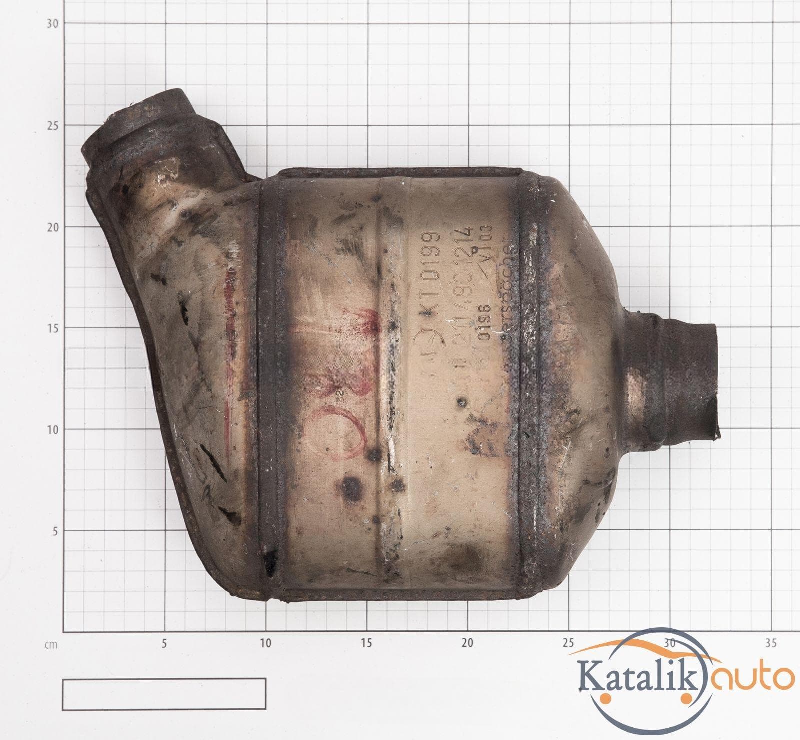 Катализатор от MERCEDES KT0199/A2114901214