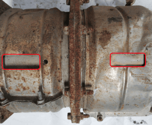 Катализатор от Isuzu 898036815 + 898032908 Set №2