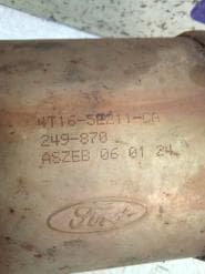 Катализатор от Ford 4T16-5E211-CA 4T16-5F297-AA №4