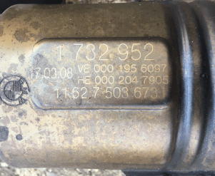 Катализатор от BMW 1732952 №3