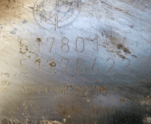 Катализатор от Alfa Romeo - Fiat - Lancia 51780154 51770423 №2