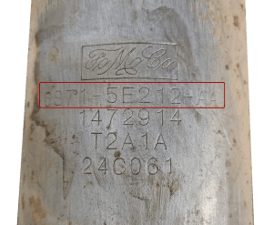 Катализатор от Ford - Jaguar 6S71-5E212-AA №4