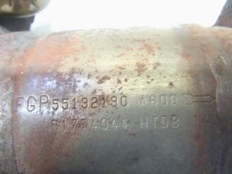 Катализатор от Alfa Romeo - Fiat - Lancia 55192190 51774044 №3