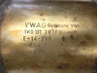 Катализатор от Audi - Volkswagen 1K0131701FH 1K0178PB 1K0254201H №3