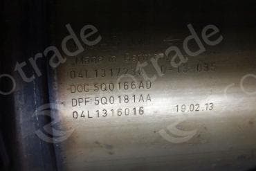 Катализатор от Audi - Seat - Skoda - Volkswagen 04L131723K 5Q0166AD 5Q0181AA 04L131601G №3