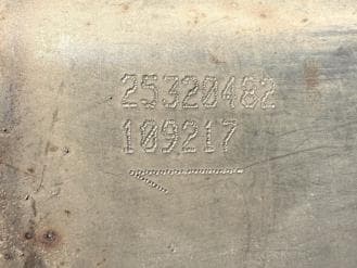 Катализатор от General Motors 25320482