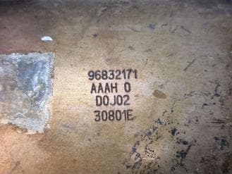 Катализатор от Chevrolet - Daewoo 96832171