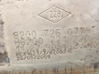 Катализатор от Renault 8200726077 H8200771220