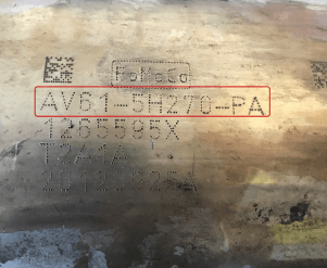 Катализатор от Ford AV61-5H270-PA №3