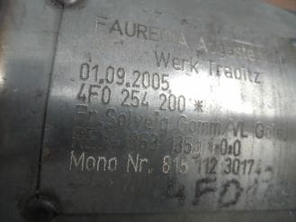 Катализатор от Audi - Volkswagen 4F0254200N №2