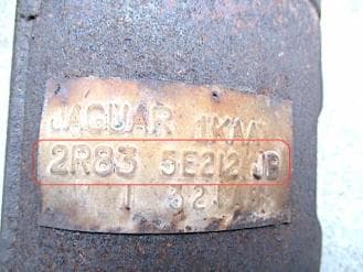 Катализатор от Jaguar 2R83 5E212 JB