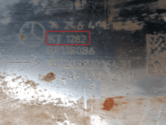 Катализатор от Mercedes Benz KT 1282