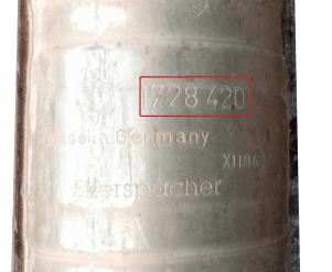 Катализатор от BMW 1728420 (94) №2