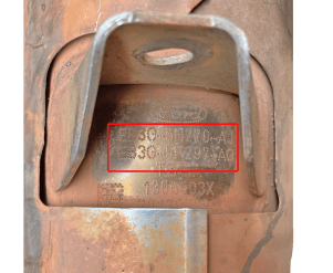 Катализатор от Ford EB3G-5H270-AJ EB3G-5F297-AG №4