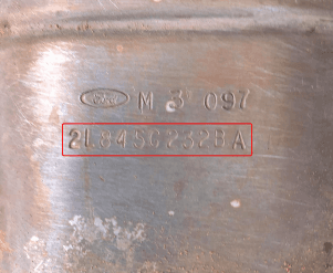 Катализатор от Ford 2L84 5G232 BA №3